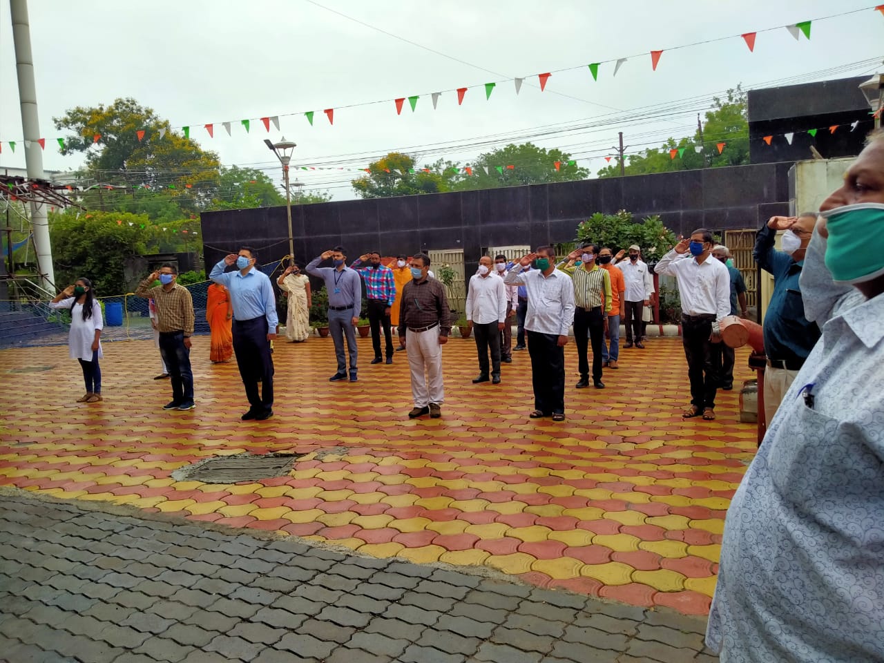 74th independence day celebration at SRO Aurangabad